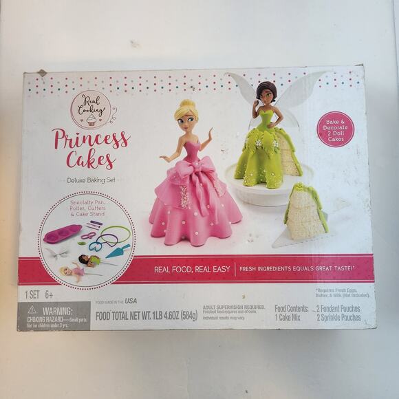 Disney Princess 2 doll cake kit.  complete - Picture 2 of 5